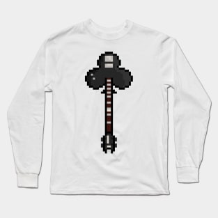 Pixel Poker Suit Club Guitar Long Sleeve T-Shirt